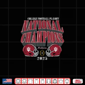 Design Indiana Hoosiers National Champs 2025 Football Cfp Lombardi Shirt