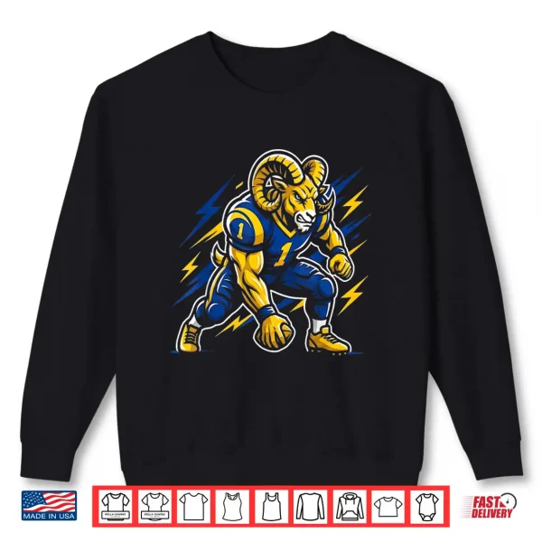 Sweatshirt Ram With Beanie And Sunglasses Game Day Vibes Shirt