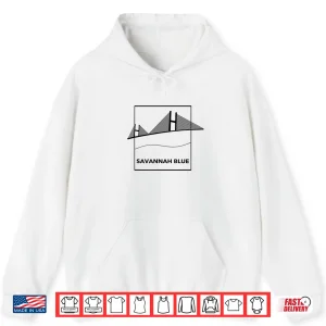 Hoodie Savannah Blue Design Shirt