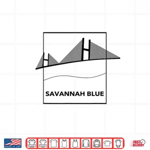 Design Savannah Blue Design Shirt