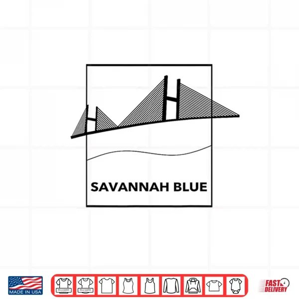 Design Savannah Blue Design Shirt