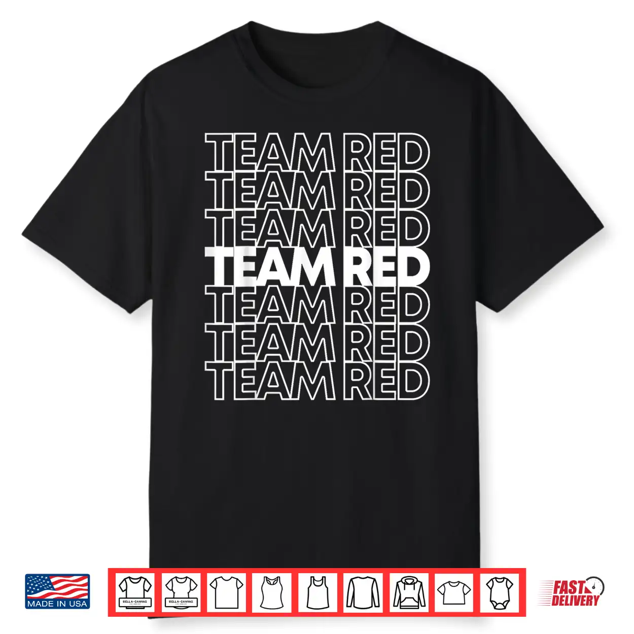Team Red School Spirit Shirt Team Red School Spirit Shirt
