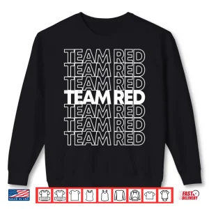 Sweatshirt Team Red School Spirit Shirt
