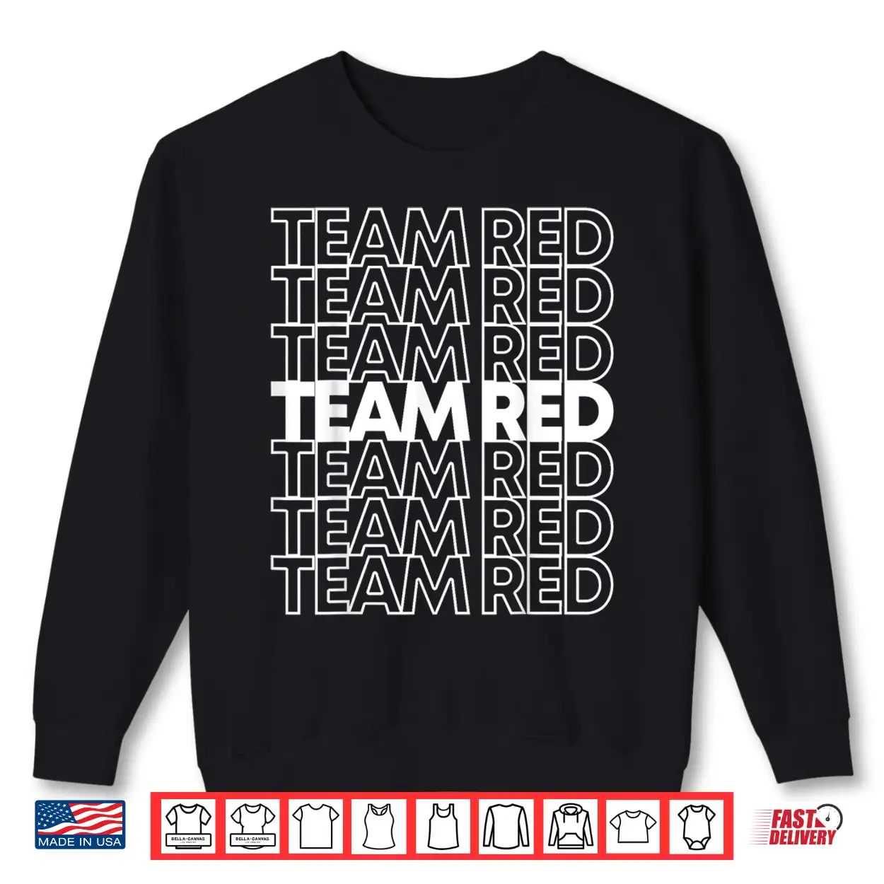 Team Red School Spirit Shirt Team Red School Spirit Shirt