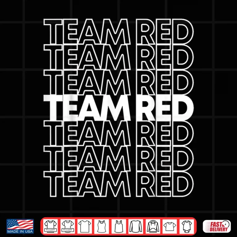 Design Team Red School Spirit Shirt