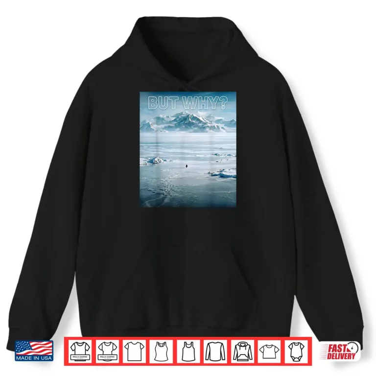 Hoodie Trendy Nihilist Penguin But Why Shirt
