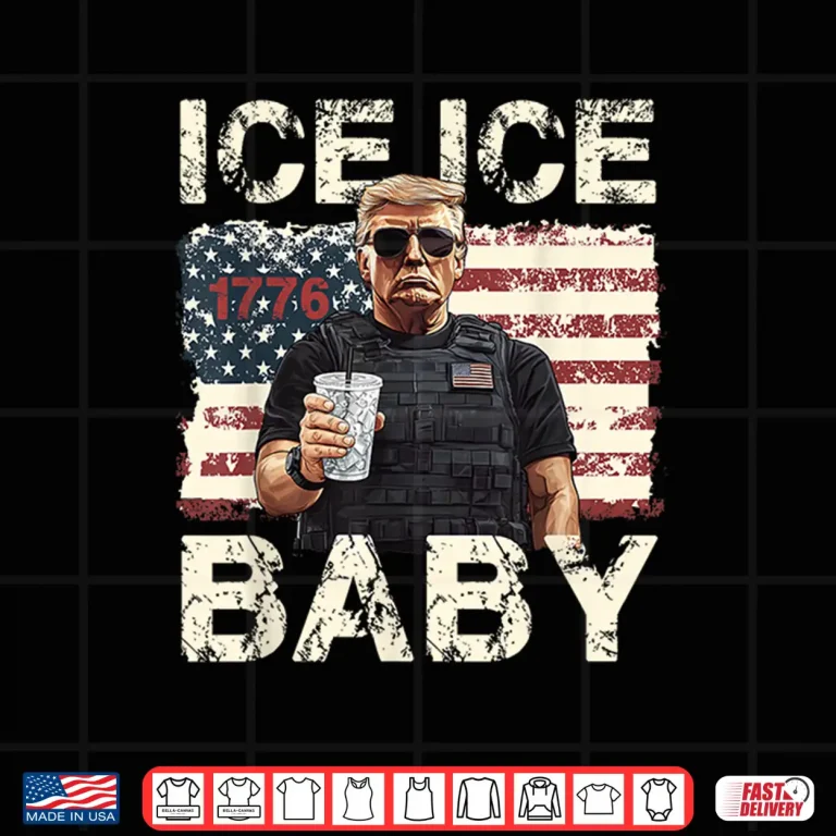 Design Vintage Ice Ice Baby Funny Trump Shirt