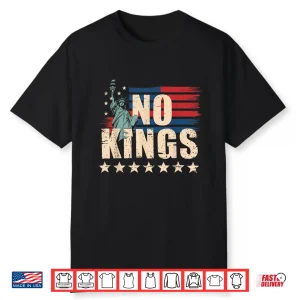No Kings In America Statue Of Liberty 1776 October 18 Shirt