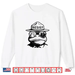 Sweatshirt Portland Frog Funny City Art Portland Frog Protest Shirt 3