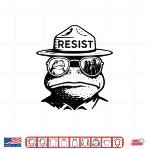 Design Portland Frog Funny City Art Portland Frog Protest Shirt 3