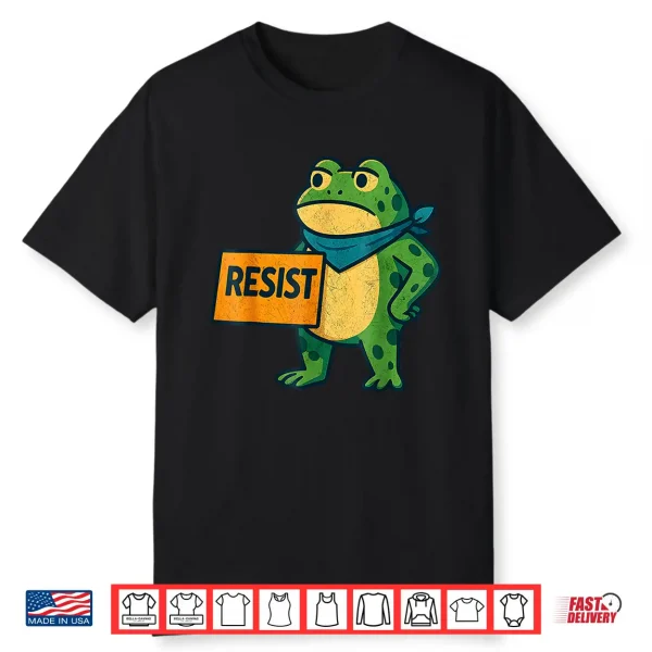 Portland Frog Funny Portland Frog Protest Shirt