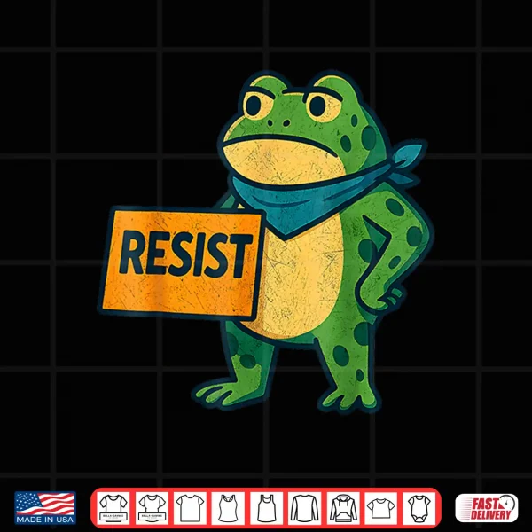 Design Portland Frog Funny Portland Frog Protest Shirt