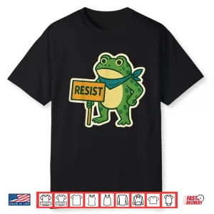 Portland Frog Protest Resist Portland Frog Ice Protest Shirt