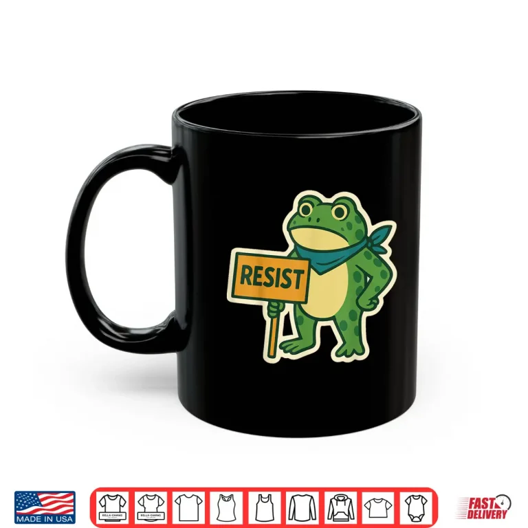 Mug Portland Frog Protest Resist Portland Frog ICE Protest Shirt