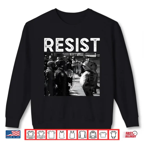Sweatshirt Portland Frog Protest Resist Shirt