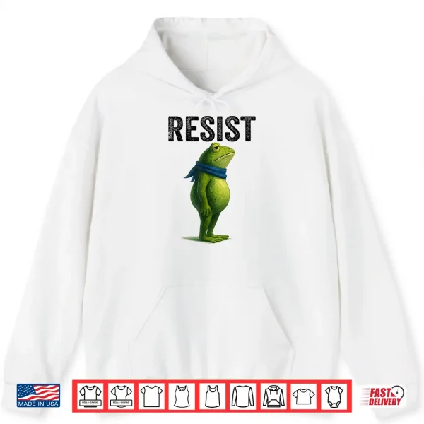 Hoodie Resist Frog Portland Frog Protest Shirt 3