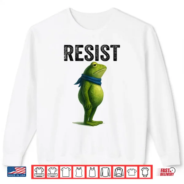 Sweatshirt Resist Frog Portland Frog Protest Shirt 3