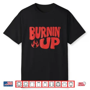 Vintage Burnin Up Flames Shirt