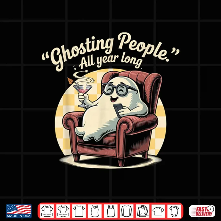 Design Ghosting People All Year Long Halloween Shirt