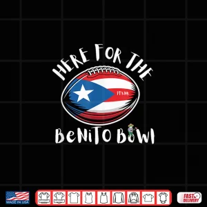 Design Here for The Benito Bowl Puerto Rico Flag Football Boricua Shirt