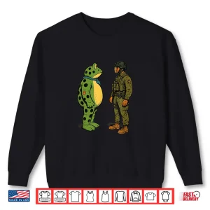 Sweatshirt Portland Frog Protest Drawing Shirt