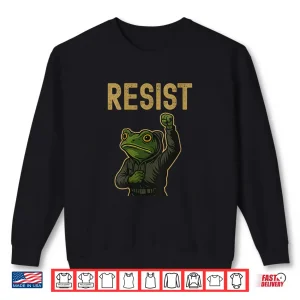 Sweatshirt Resist Frog Art Shirt
