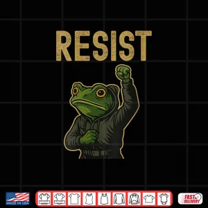 Design Resist Frog Art Shirt