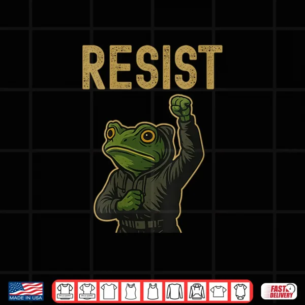 Design Resist Frog Art Shirt
