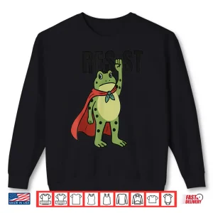 Sweatshirt Resist Frog Meme Vintage Shirt