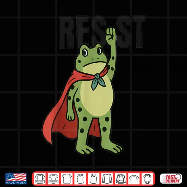 Design Resist Frog Meme Vintage Shirt