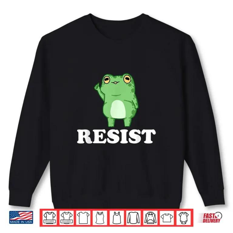 Sweatshirt Resist Frog Shirt