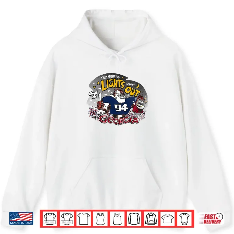 Hoodie Auburn Tigers The Night The Lights Went Out Georgia Shirt