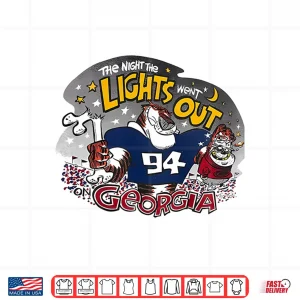 Design Auburn Tigers The Night The Lights Went Out Georgia Shirt