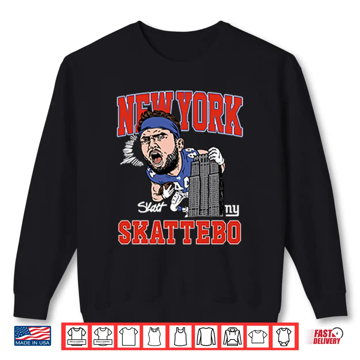 New York Giants Cam Skattebo Shirt New York Giants Cam Skattebo Shirt