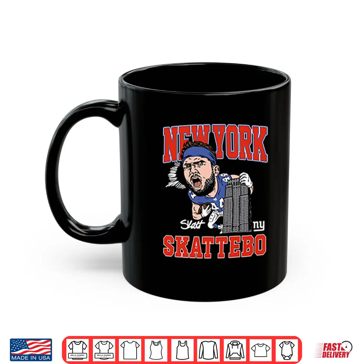 New York Giants Cam Skattebo Shirt New York Giants Cam Skattebo Shirt