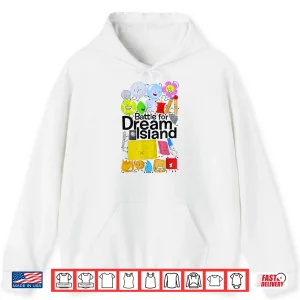 Bfdi Battle For Dream Island Shirt 1 Hoodie Bfdi Battle for Dream Island Shirt