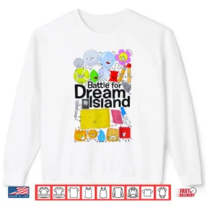 Bfdi Battle For Dream Island Shirt 2 Sweatshirt Bfdi Battle for Dream Island Shirt