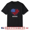 Kirk Usa Flag Heart Shirt