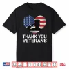 Thank You Veterans Day American Flag Heart Patriotic Hero Shirt