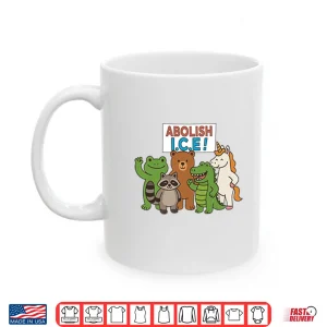 Abolish Ice Frog Unicorn Raccoon Bear Dinosaur Protest Shirt 3 Mug Abolish ICE Frog Unicorn Raccoon Bear Dinosaur Protest Shirt