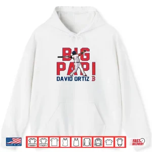 Hoodie Big Papi David Ortiz Boston Red Sox Cooperstown Player Shirt