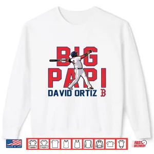 Sweatshirt Big Papi David Ortiz Boston Red Sox Cooperstown Player Shirt