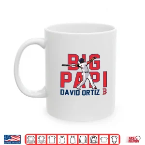 Mug Big Papi David Ortiz Boston Red Sox Cooperstown Player Shirt