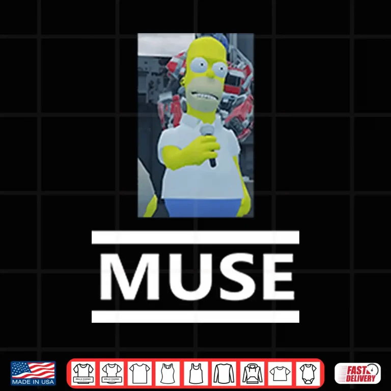 Design Homer Simpson Muse Shirt
