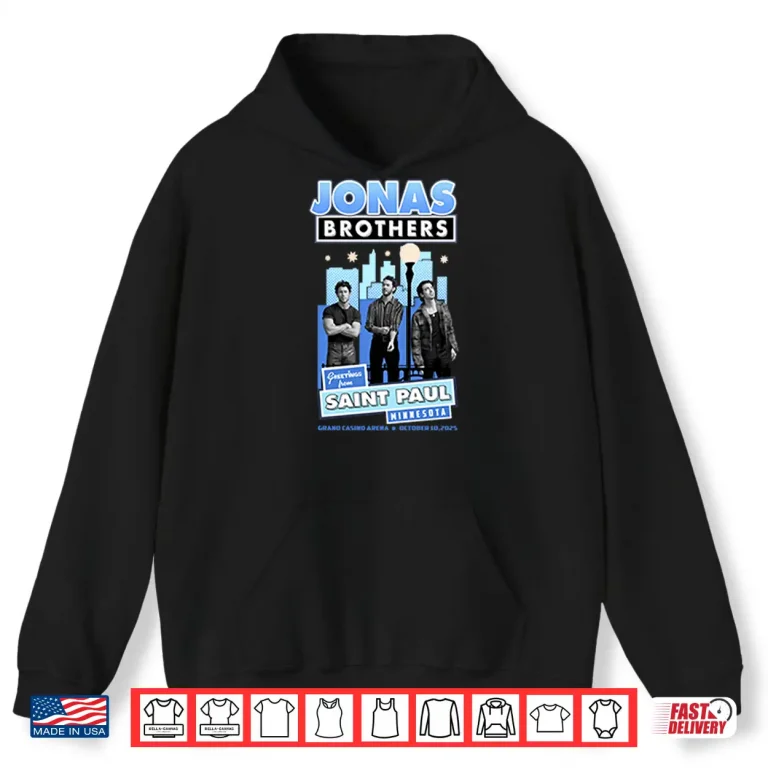 Hoodie Jonas Brothers Greetings From Saint Paul Minnesota Shirt