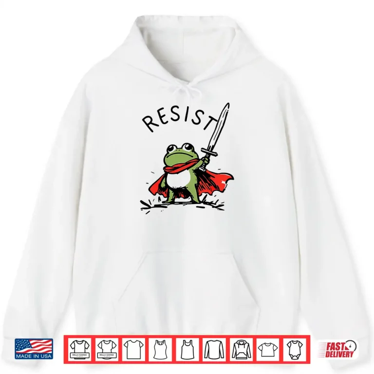 Hoodie Portland Frog Resist Anti ICE Shirt