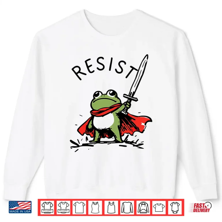 Sweatshirt Portland Frog Resist Anti ICE Shirt