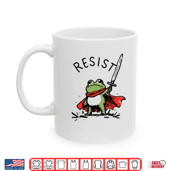 Mug Portland Frog Resist Anti ICE Shirt