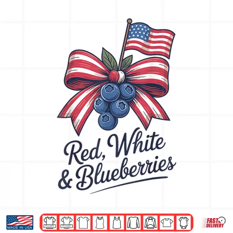Design Red White and Blueberries Shirt