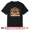 Thankful Grateful Blessed Happy Thanksgiving Pumpkin Turkey Shirt